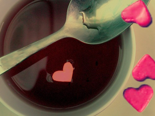 coffee and hearts