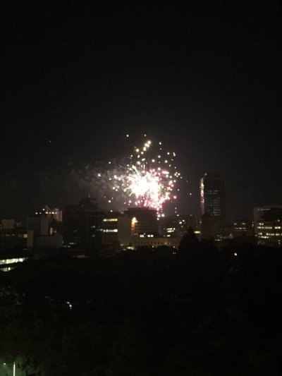 New Year Fireworks; Harare, Zimbabwe
