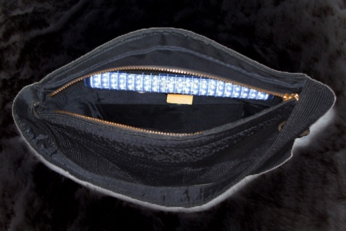 Vanity light inside handbag