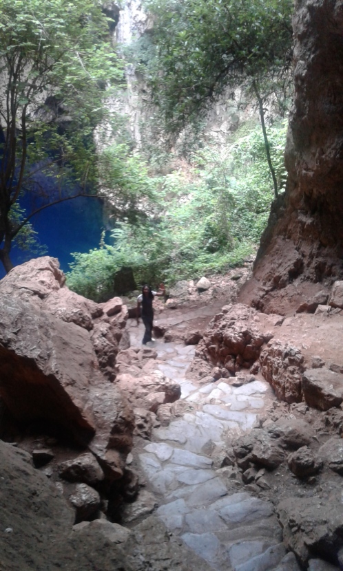 Chinhoyi sleeping pool cave