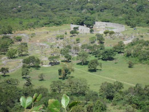 View from the top Great Zimbabwe