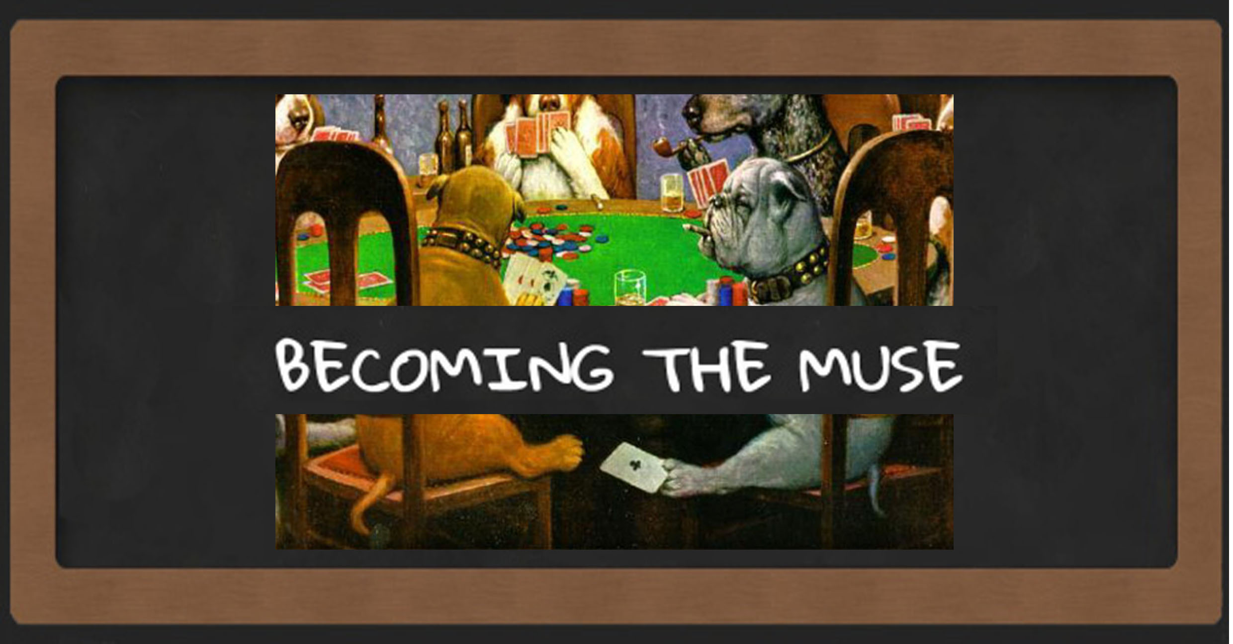 Of Dogs Playing Poker