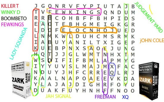 killer T Winky D Lady Squanda Boom Beto Few kings Jah Signal Freeman  XQ Judgement yard Ammara and John Cole