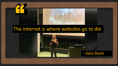 The internet where websites die