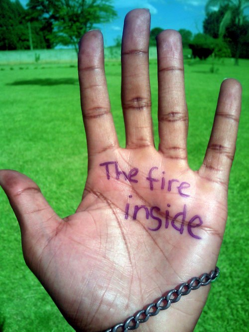 The fire inside