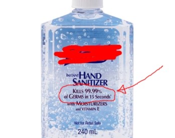 hand sanitizer