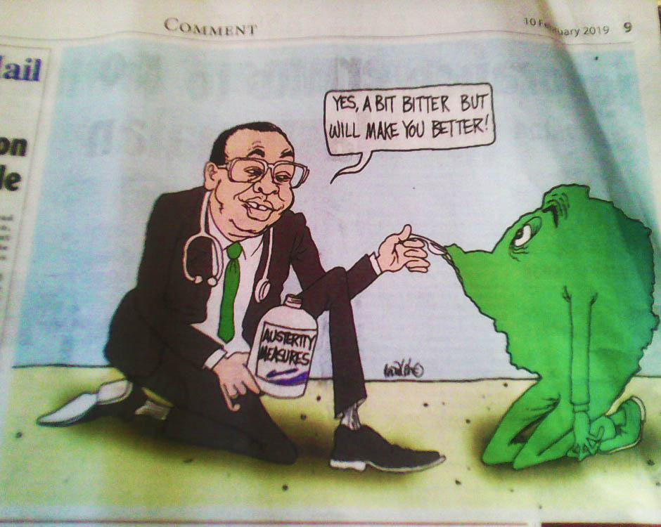 sunday mail cartoon, yes a bit better but will make you better soon