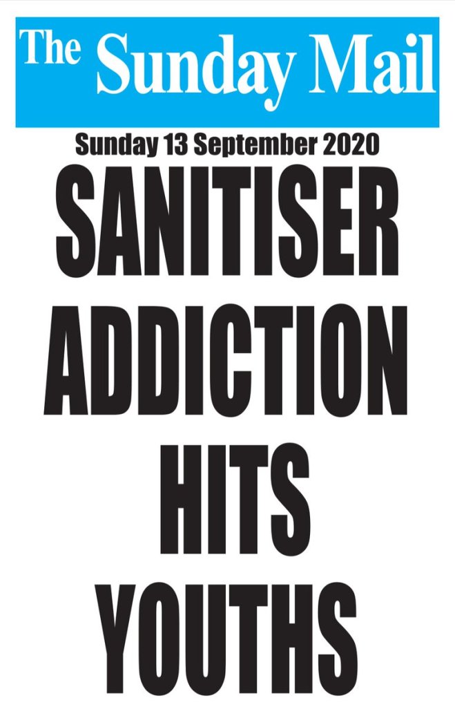 sanitiser addiction