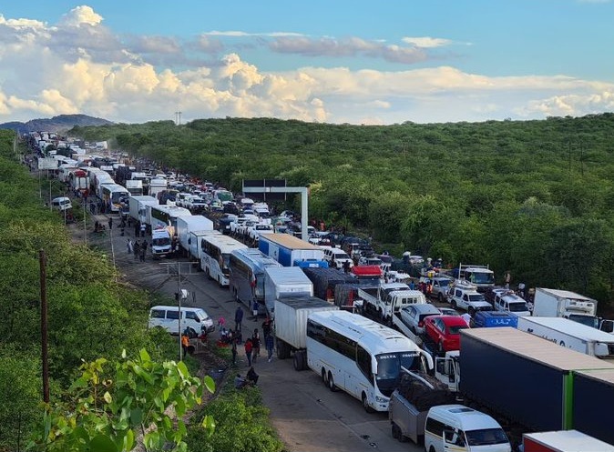 congestion aat Beitbridge border post