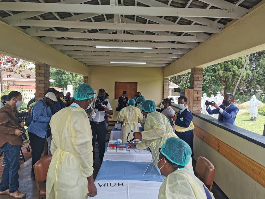 Wilkins Hospital Vaccination point
