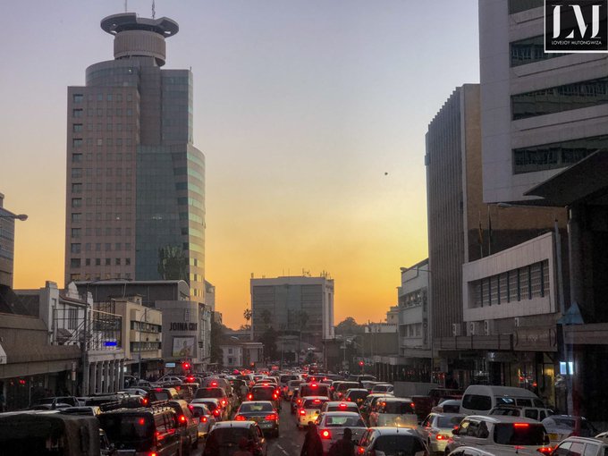 Harare Evening Traffic Zimbabwe