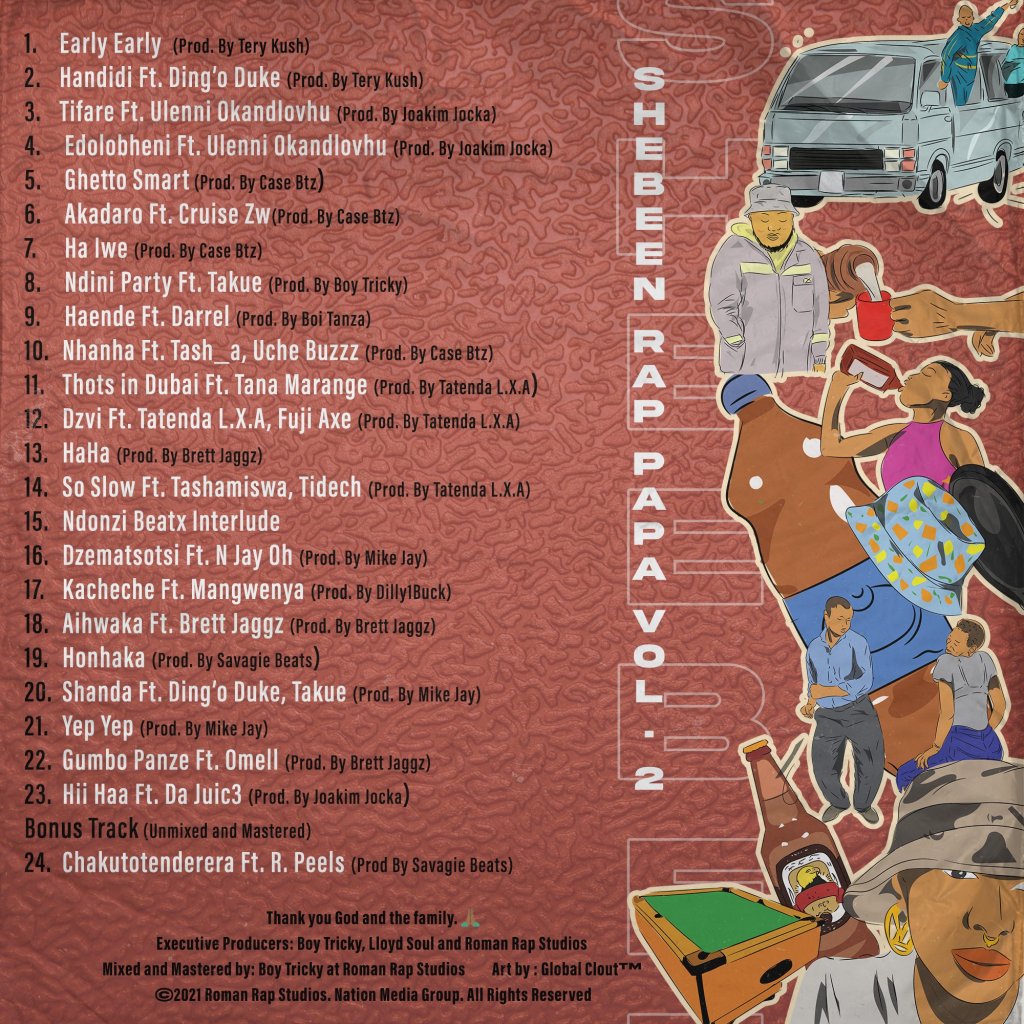 Shebeen Rap Vol. 2 tracklist