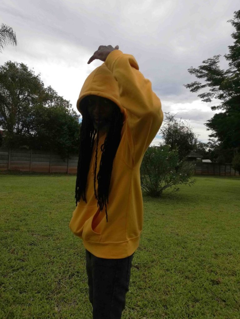 yellow hoodie Uncle B