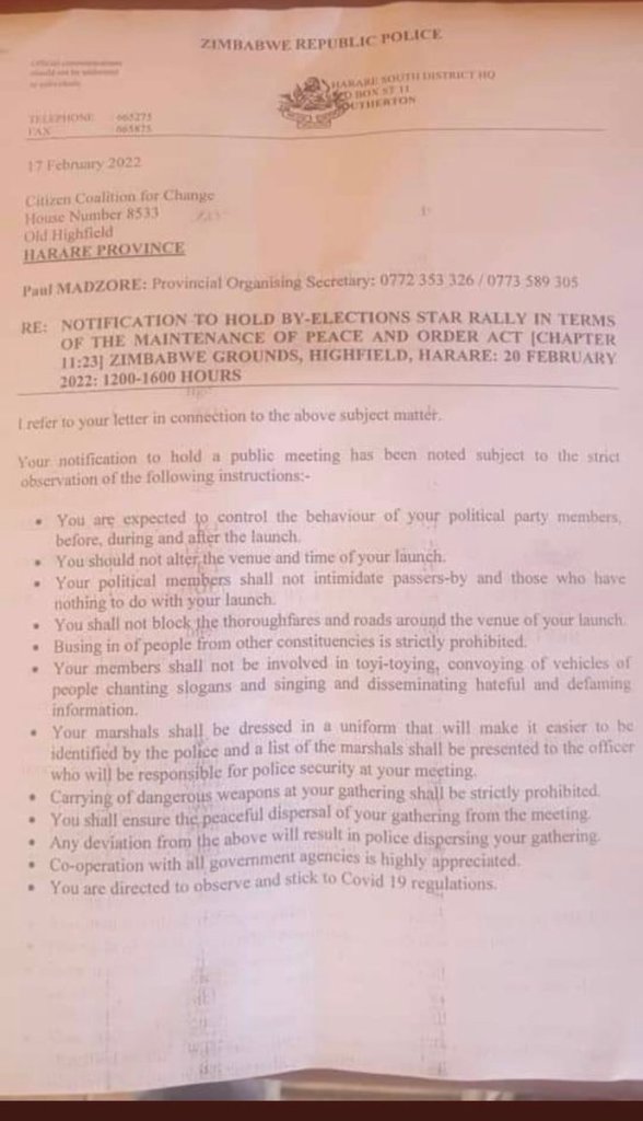 By elections star rally CCC