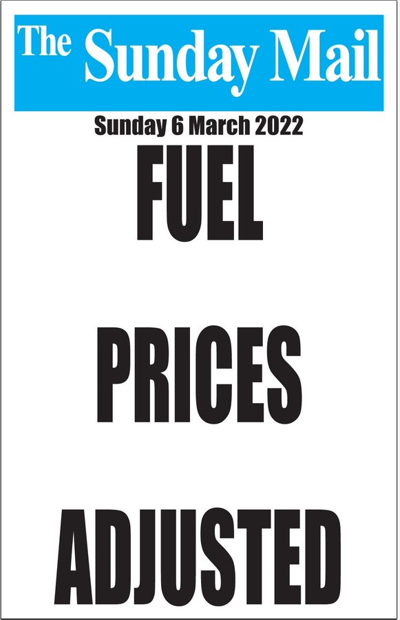 Fuel Prices adjusted
