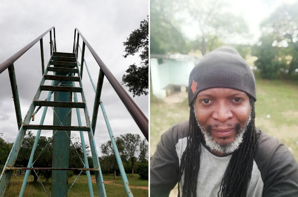 view from the park slide