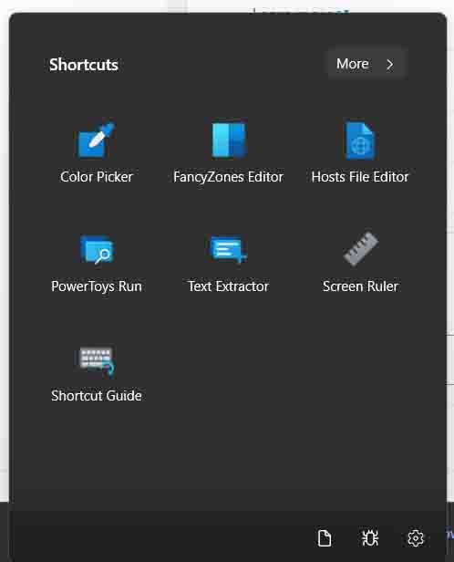 powertoys taskbar shortcut
