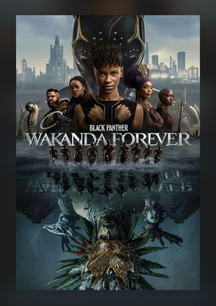 Black Panther Wakanda Forever film poster