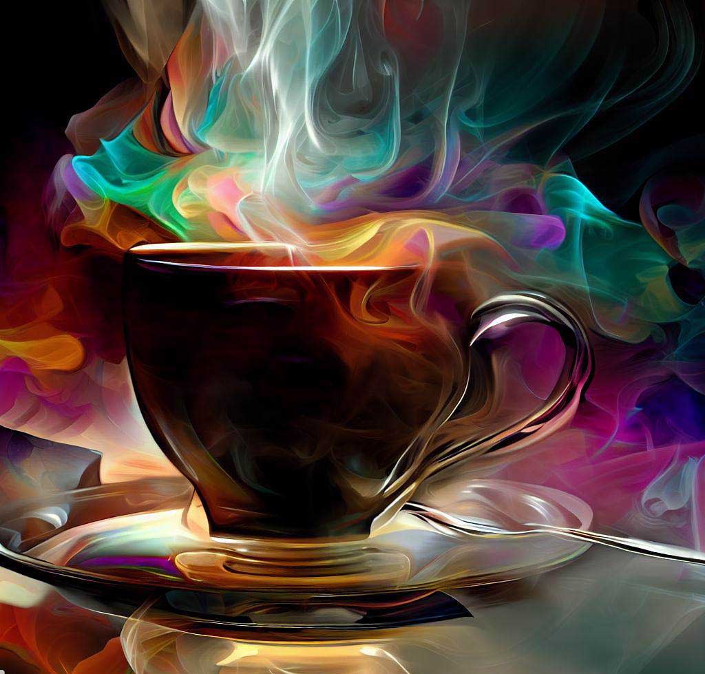 Coffee with smoke and mirrors
