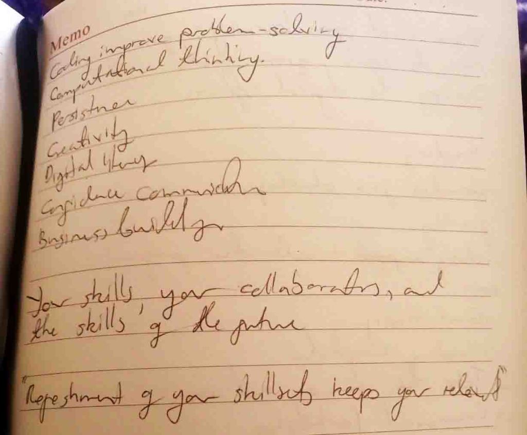 Page from my notebook Beaton