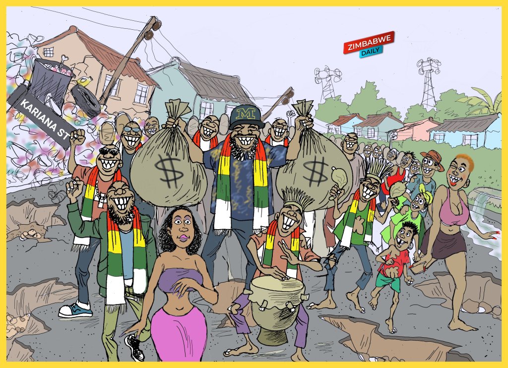 ZimDaily Cartoon on Floyd Mayweather visit