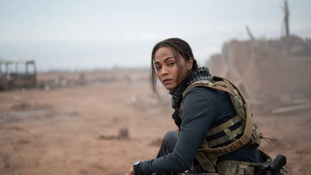 Zoe Saldaña as Joe In Special Ops: lioness