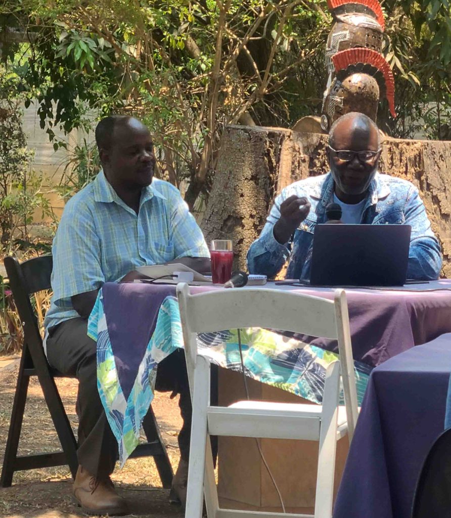 Memory Chirere and Ignatius Mabasa Harare Open Book Festival
