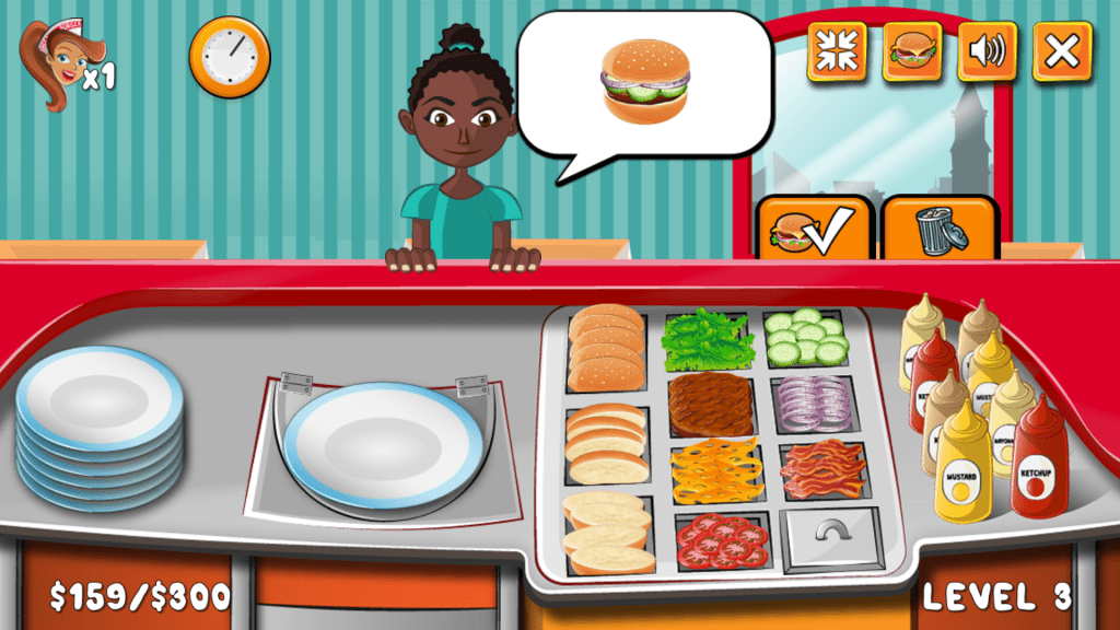 Burger time game
