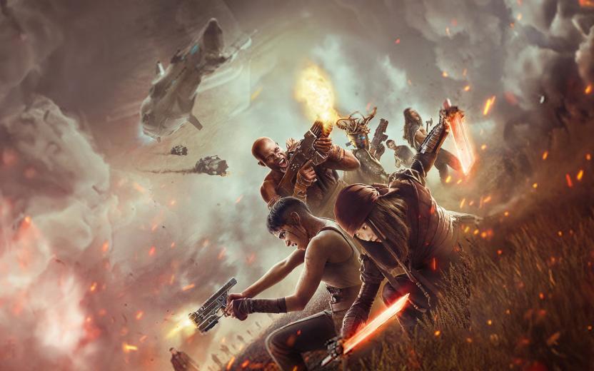 General Titus, Nemesis and Kora Rebel moon part two promo poster