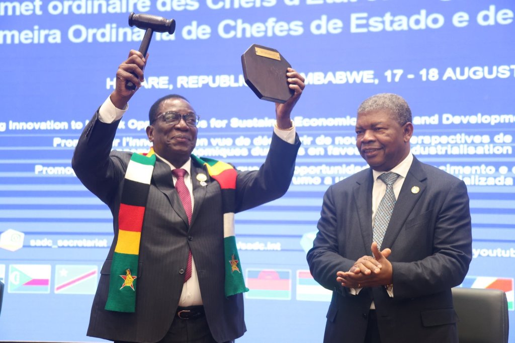 Zimbabwean president appointed SADC chairperson 