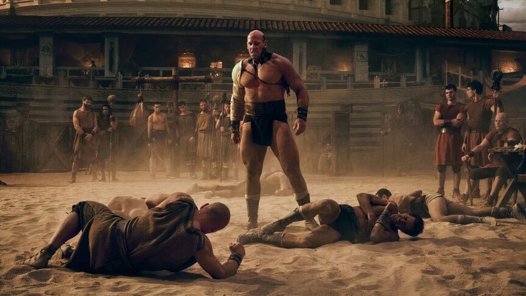 Gladiator fight scene from Those about to die