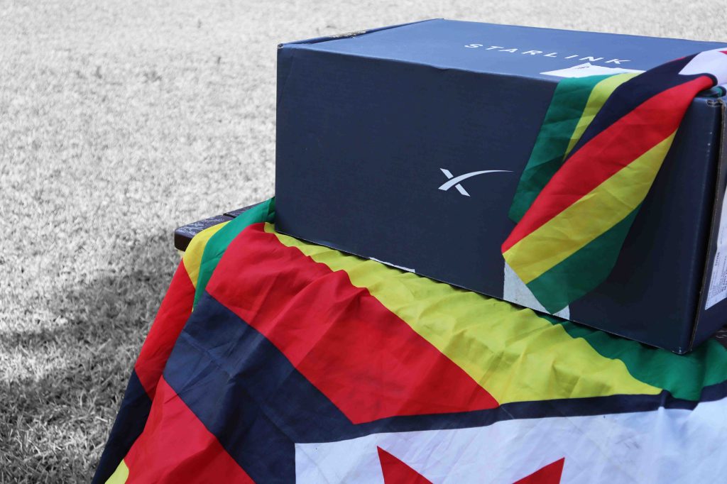 Starlink service now available in Zimbabwe 
Starlink Kit box with Zimbabwean Flag