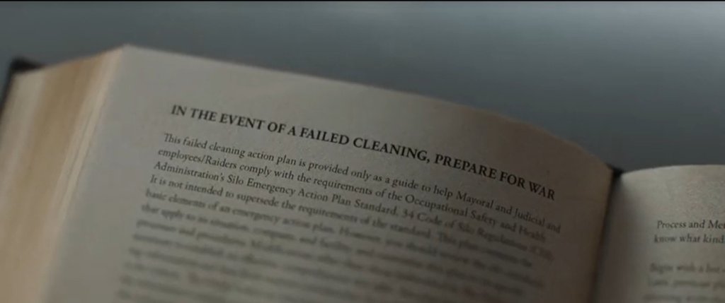 "In the event of a failed cleaning prepare for war" The Pact Silo