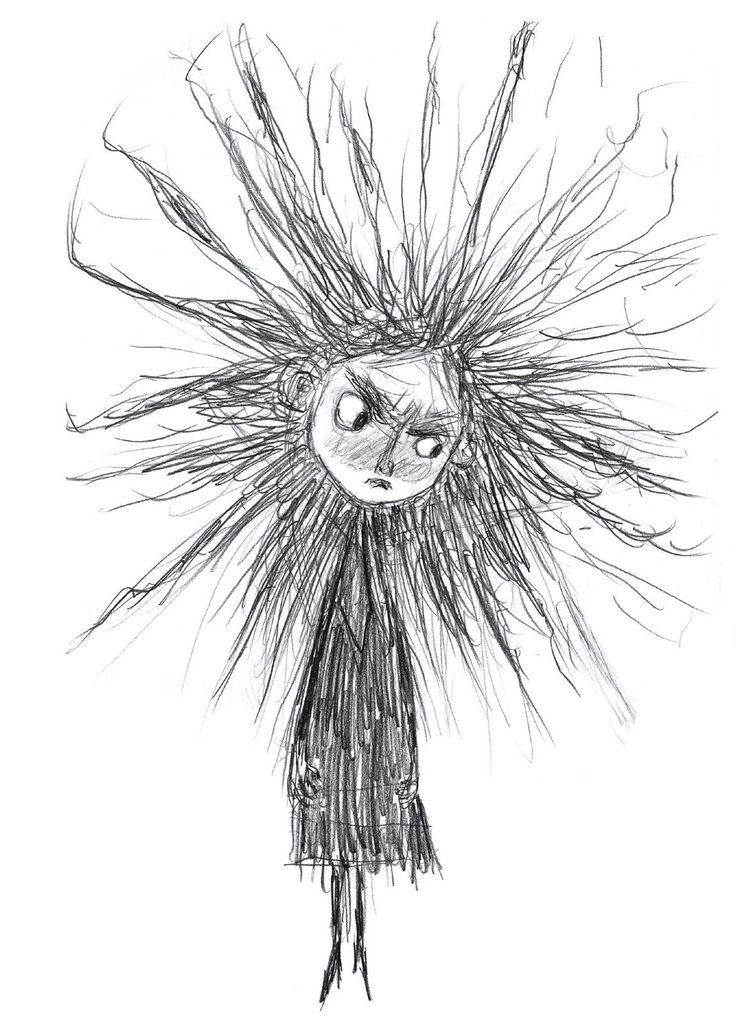 the girl with the wild wild hair