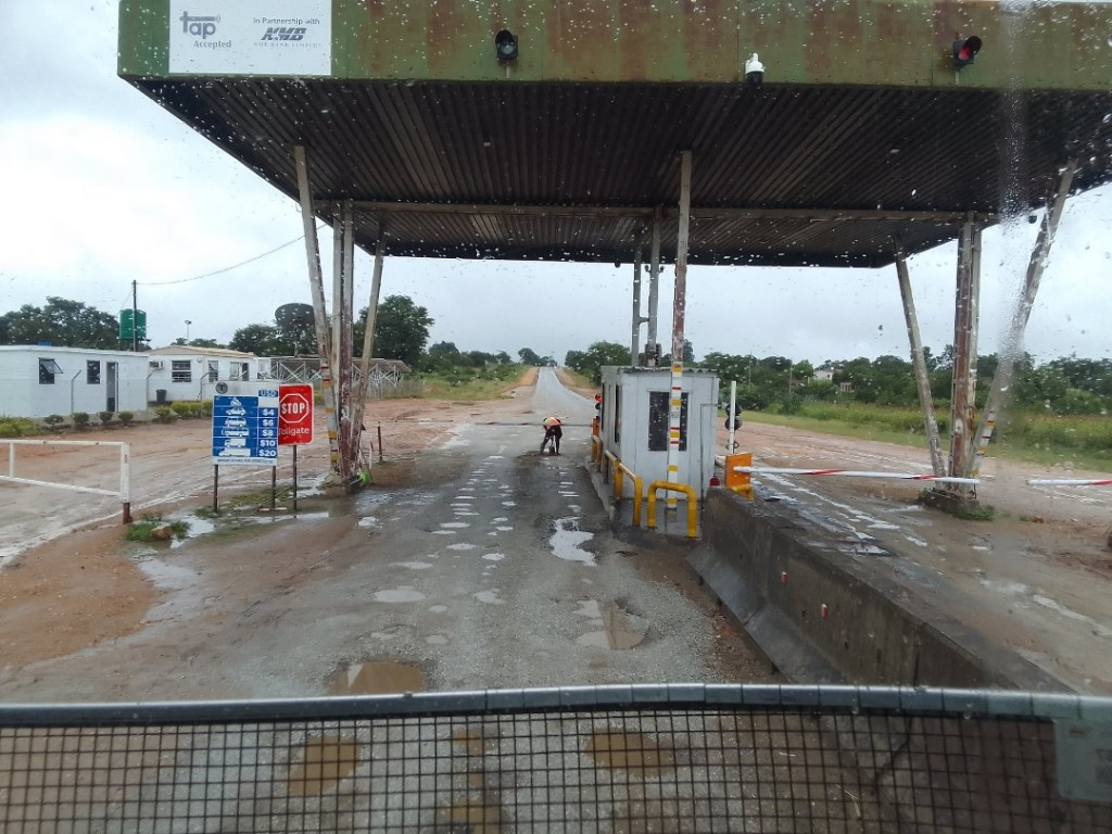 potholes at the Tollgate