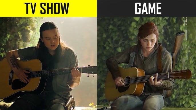 Ellie playing Take On Me In The Last Of Us Season 2