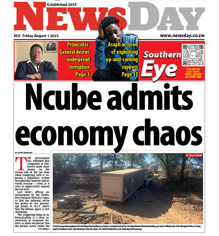 Ncube admits economy in chaos