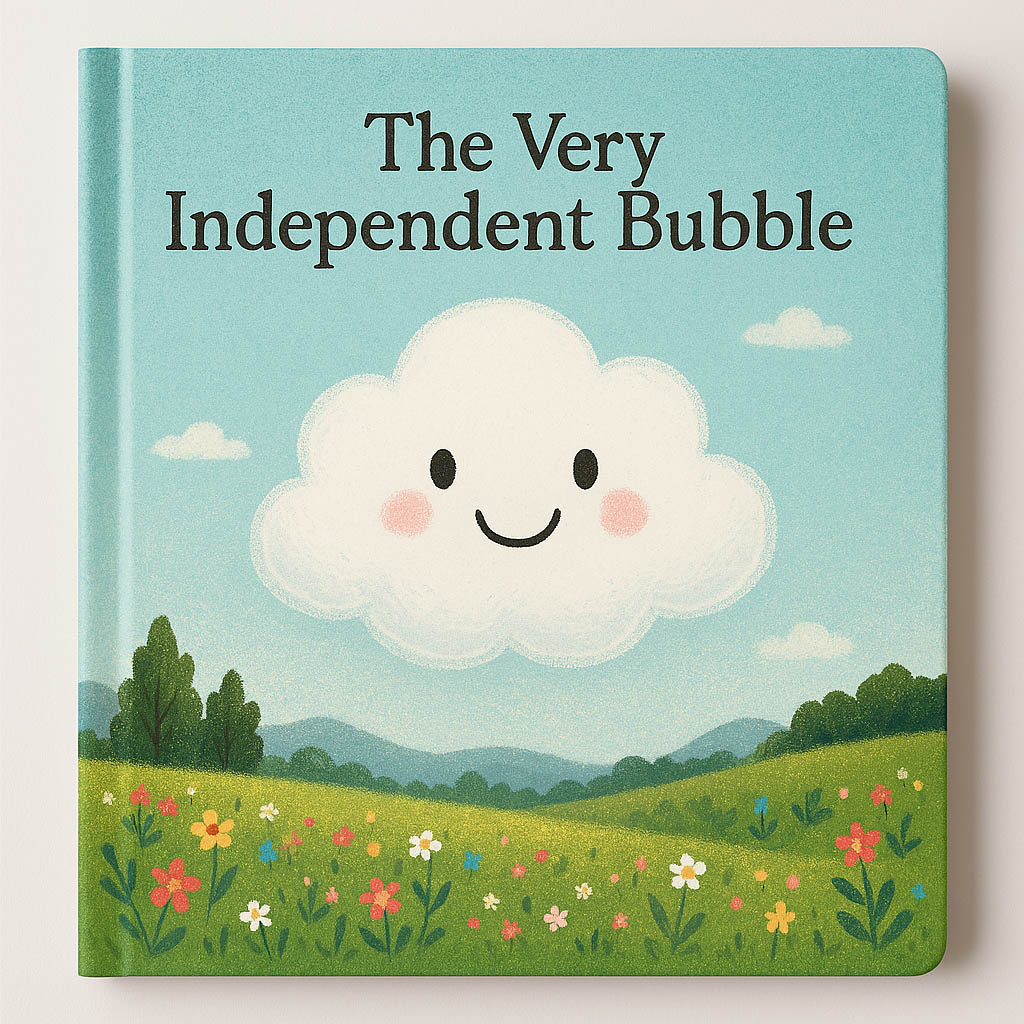 artistic depiction of the very independent bubble based on the upload tv series