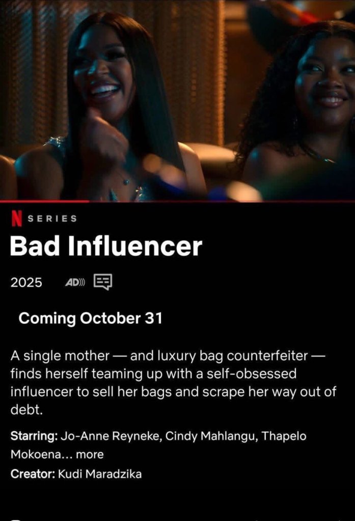 Bad influencer netflix 31 October