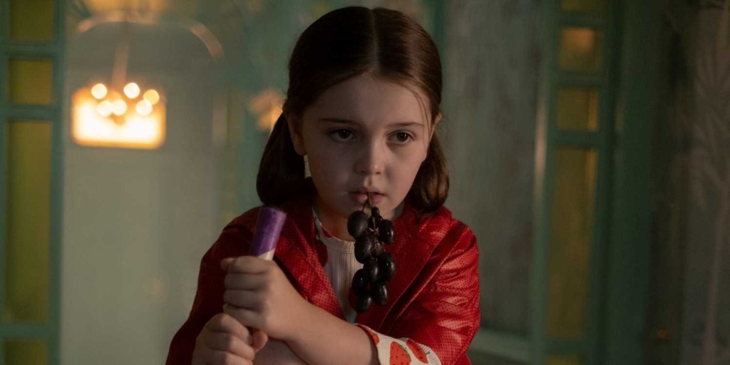 Sophie Sloan as Aurora in Dust Bunny