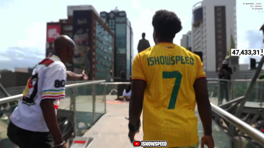 IshowSpeed at Mbuya Nehanda Statue