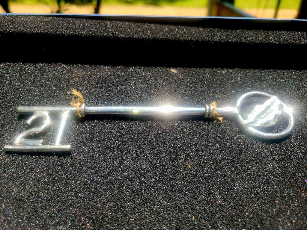 21st birthday key 